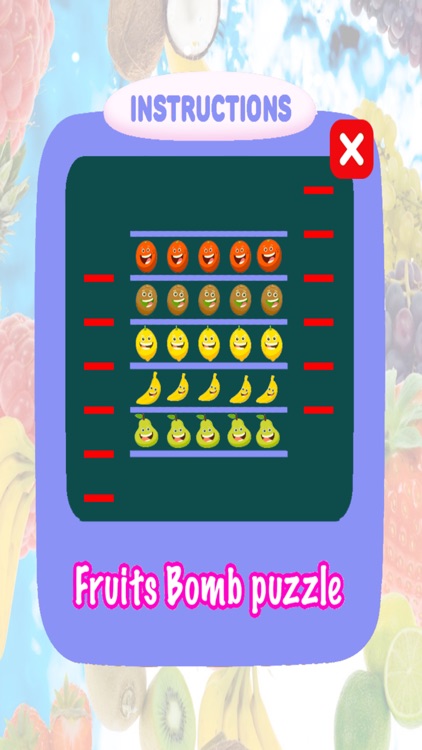 Fruits Bomb puzzle
