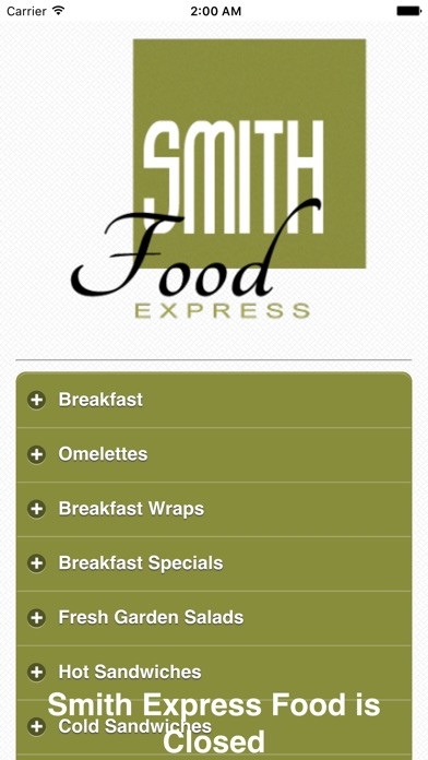 Smith Express Food screenshot 2