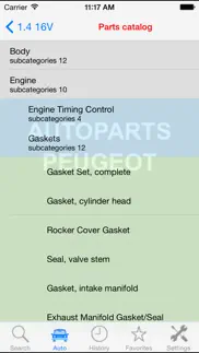 autoparts for peugeot iphone screenshot 3