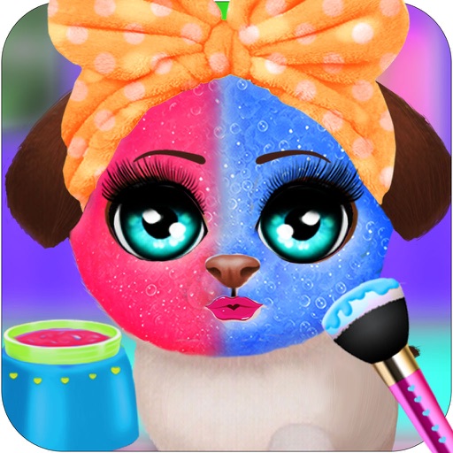 Pet Puppy Make Up Salon Game iOS App