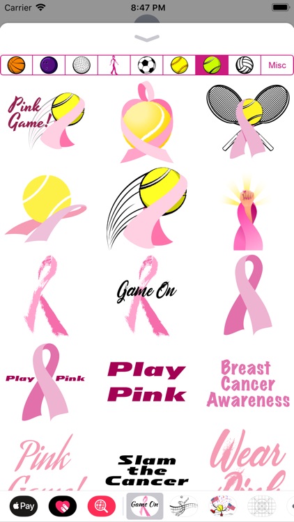 Breast Cancer Sport Ribbons screenshot-6
