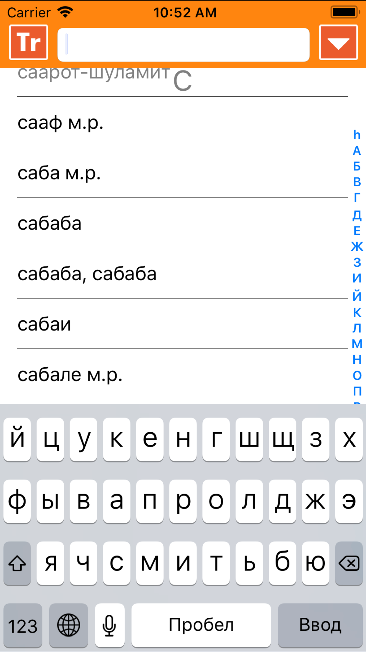 IRIS Hebrew Russian Dictionary screenshot 4