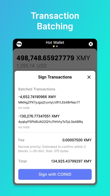 Myriad Wallet for COINiD screenshot-4