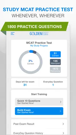 Game screenshot MCAT Practice Test Pro mod apk