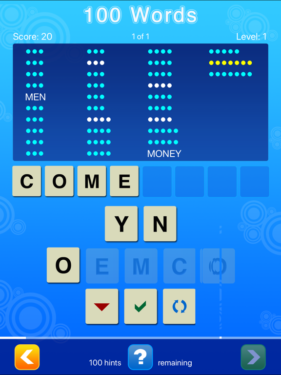 Screenshot #5 pour 100 Words - Anagrams
