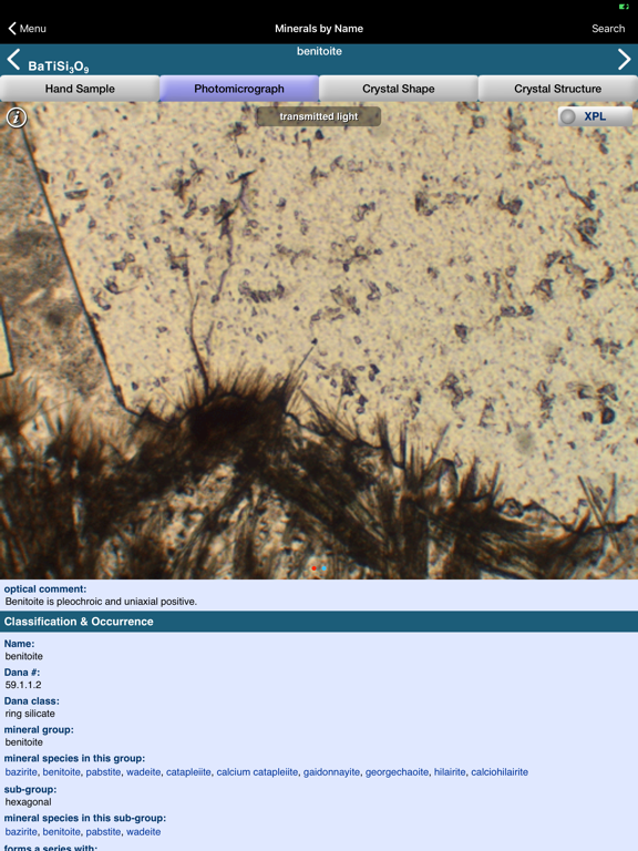 Screenshot #5 pour Mineral Database