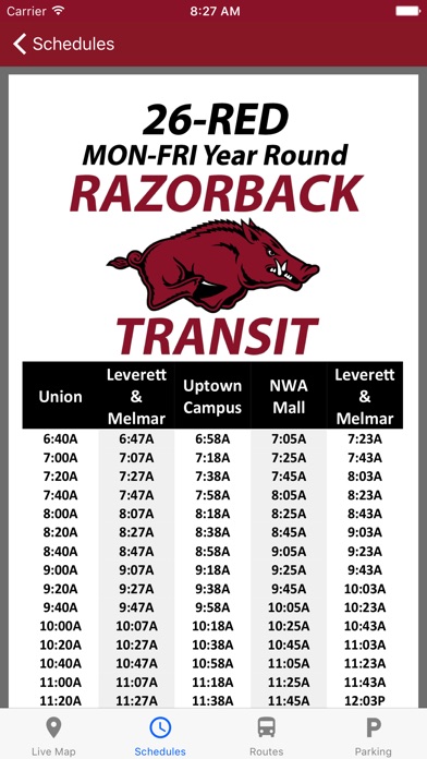 Razorback Transit - Live Maps screenshot 3