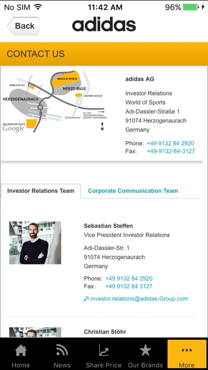 adidas Investor Relations screenshot-4