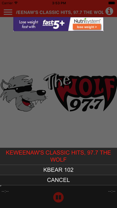 Screenshot #3 pour 97.7 The Wolf Stream