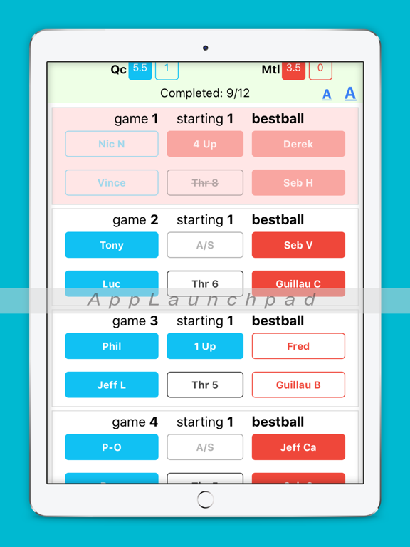 Screenshot #4 pour MatchPlayGolf