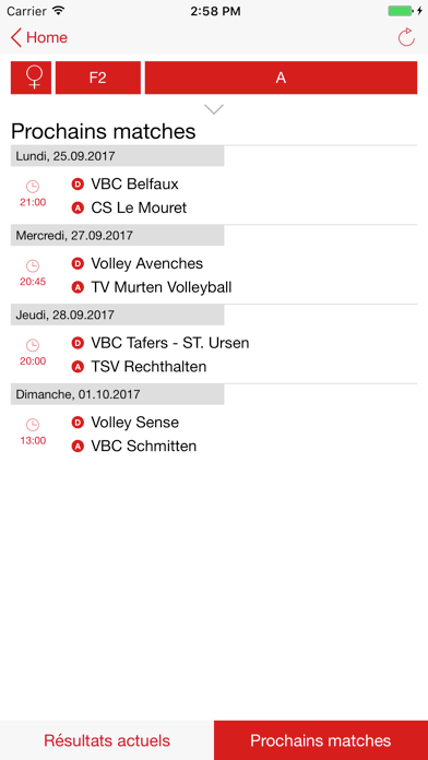 Screenshot #2 pour SVRF - Freiburger Volleyball