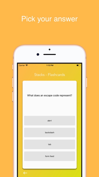 Stacks Flashcards