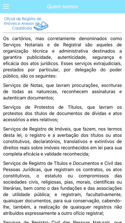 1º Cartório de Cassilândia screenshot-3