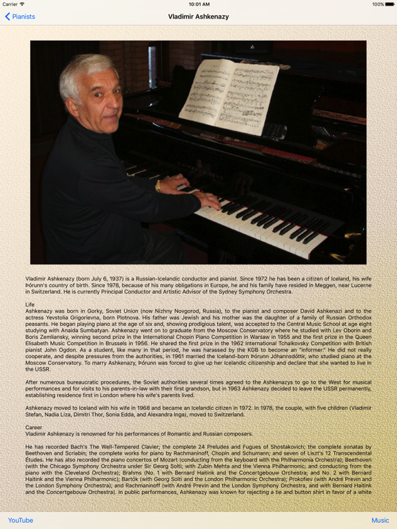 Screenshot #5 pour Famous Pianists