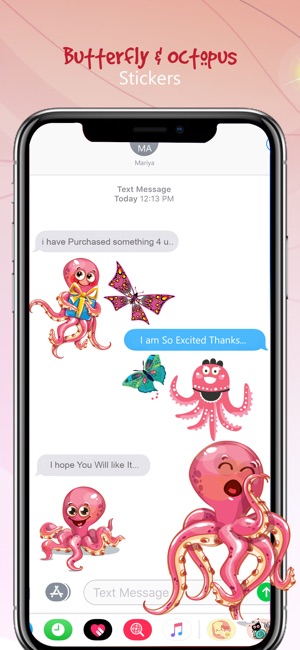 Butterfly & Octopus Stickers(圖4)-速報App