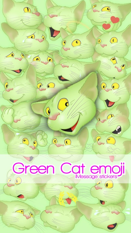Green Cat emoji
