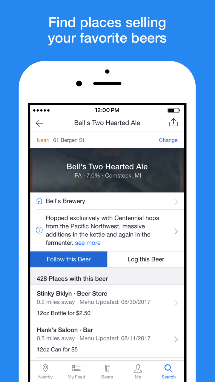 BeerMenus - Find Great Beer screenshot 1