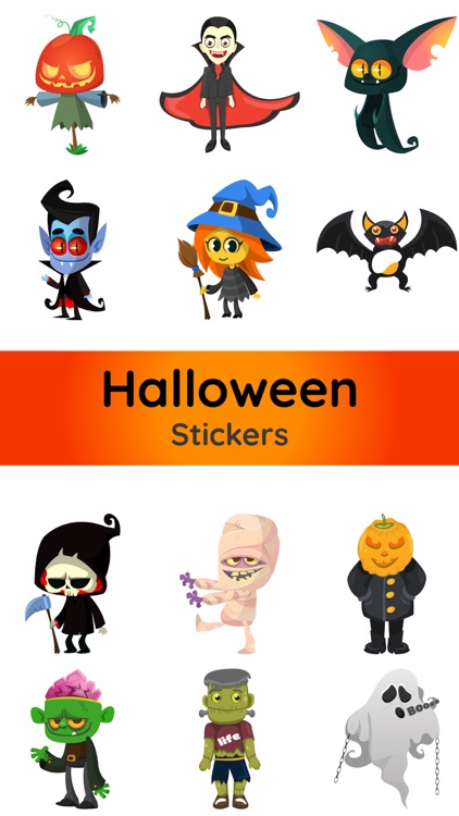 Happy Halloween Emojis Sticker