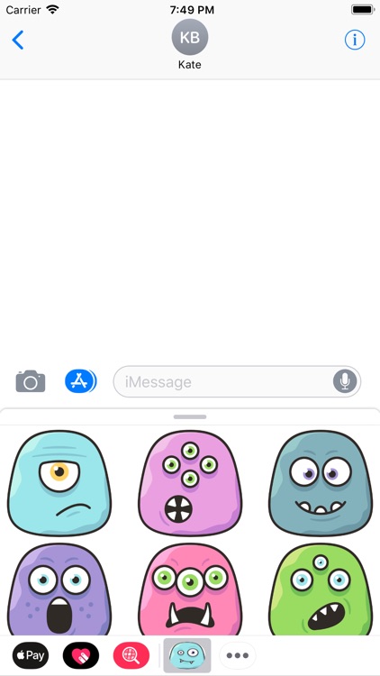 Funny Monster Stickers