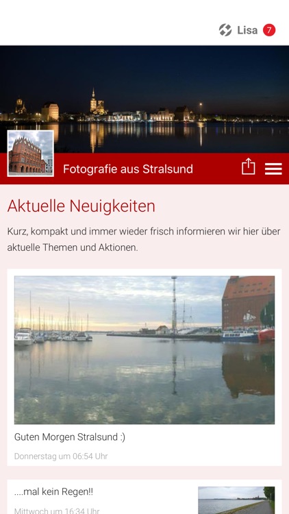 Fotografie aus Stralsund