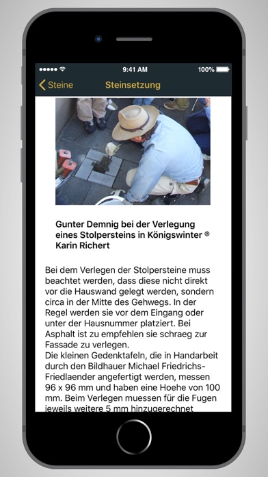 Stolpersteine Screenshot 2 - AppWisp.com Stolpersteine Screenshot 2 - AppWisp.com
