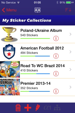 Sticker Collector CheckLists screenshot 4