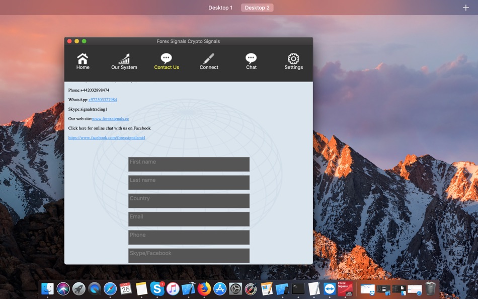 #3. Forex Signals Crypto Signals (macOS) 由: Yaniv Ben Porat