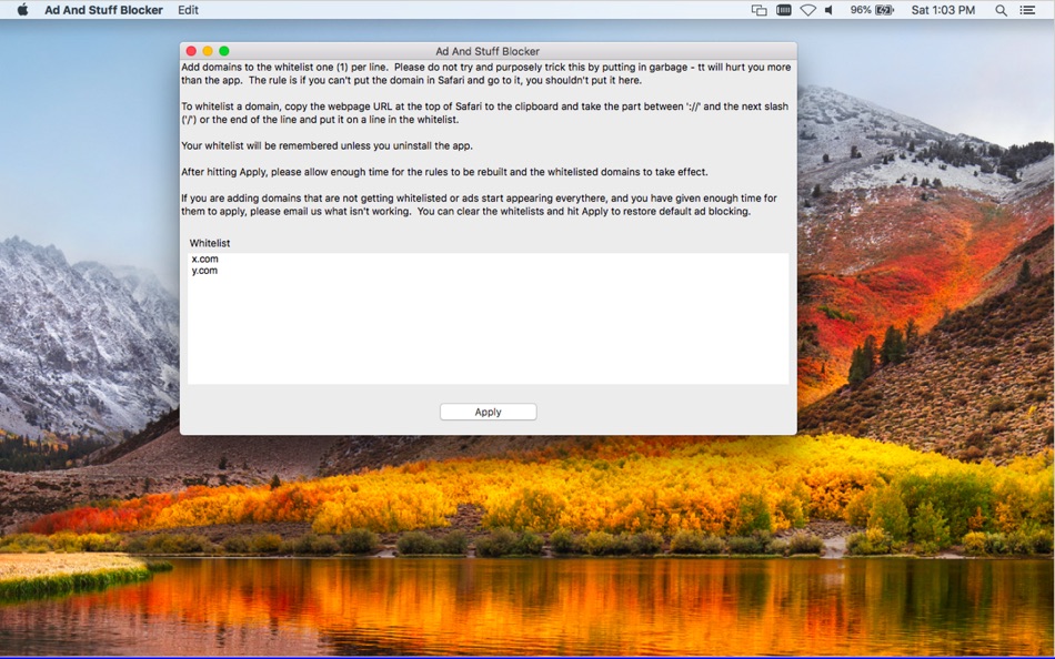 #2. Ad And Stuff Blocker (macOS) 게시자: LPSCI Software Inc