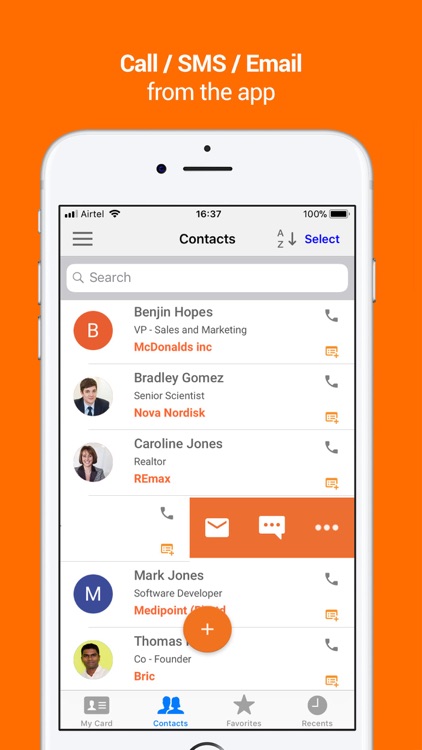 Bric - Business card organizer screenshot-3