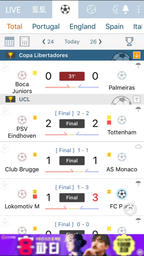 Resultado em Directo