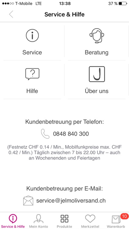 Jelmoli-Versand screenshot-4