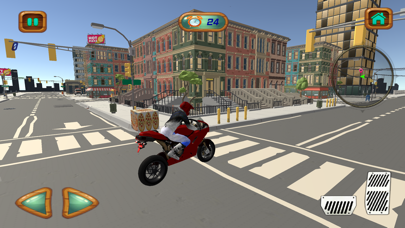 Screenshot #3 pour City Pizza Delivery Bike Rider