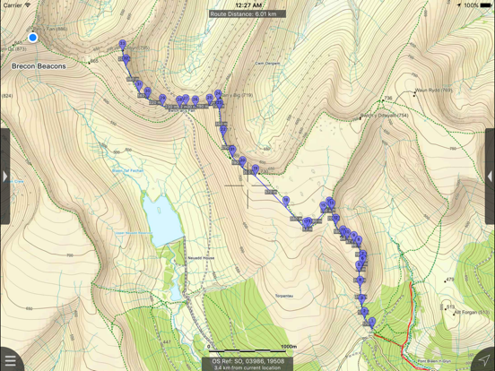 Screenshot #4 pour Brecon Beacons Maps Offline