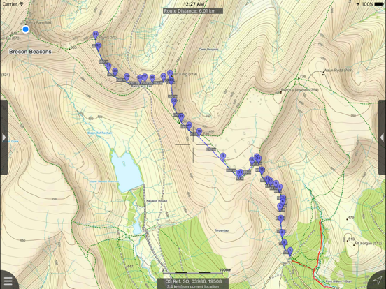 Brecon Beacons Maps Offlineのおすすめ画像1