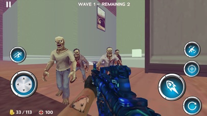 Funny Little Zombies Shooter screenshot 2