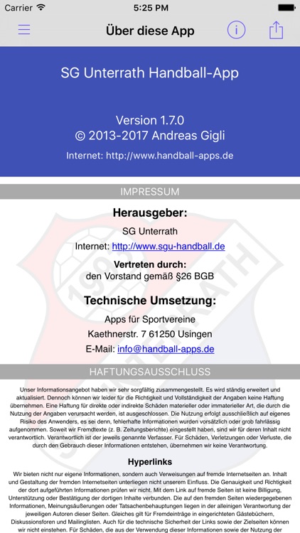 SG Unterrath Handball screenshot-3