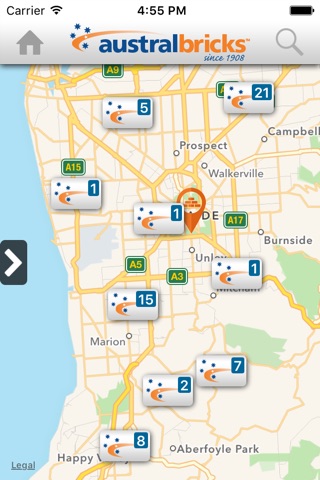 Austral Bricks Locator screenshot 3