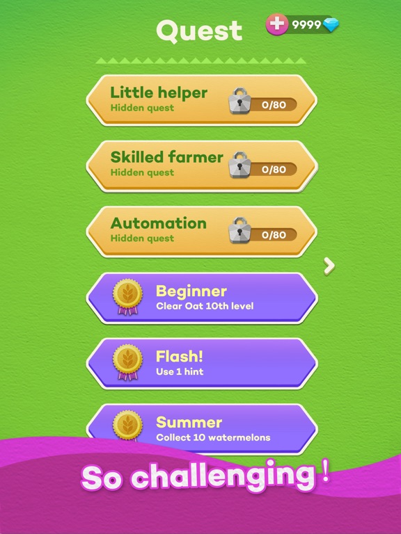 Hexa Farm :Simple Block Puzzle iPad screenshot 4 - Games app