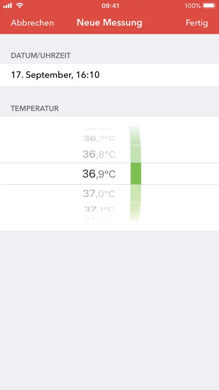 Feevy – Fieber Tagebuch screenshot 5 of 6