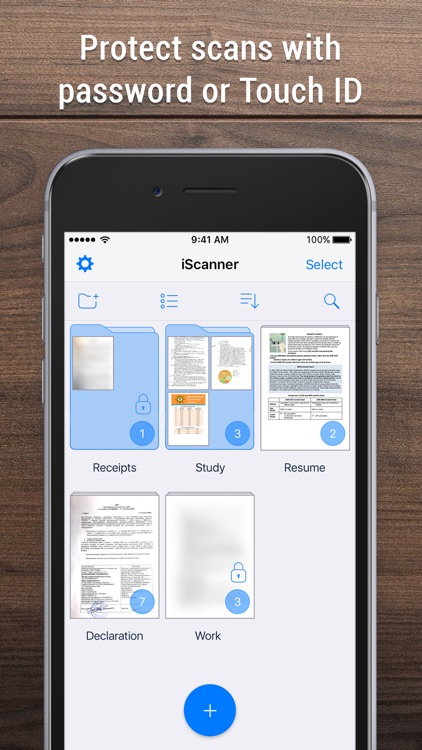 iScanner - PDF Scanner App. screenshot-4