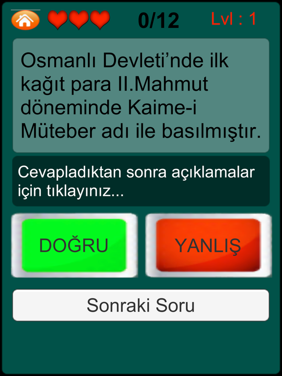 Screenshot #5 pour Kpss Doğru Yanlış
