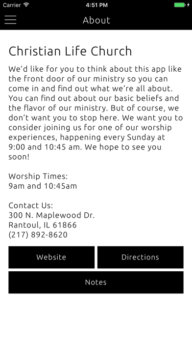 Christian Life - Rantoul, IL Screenshot