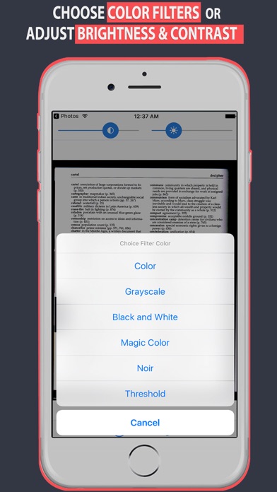 Screenshot #2 pour Doc Scanner+OCR - Save in Pdf