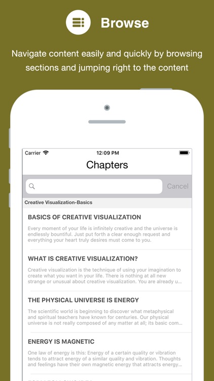 Creative Visualization - Audio
