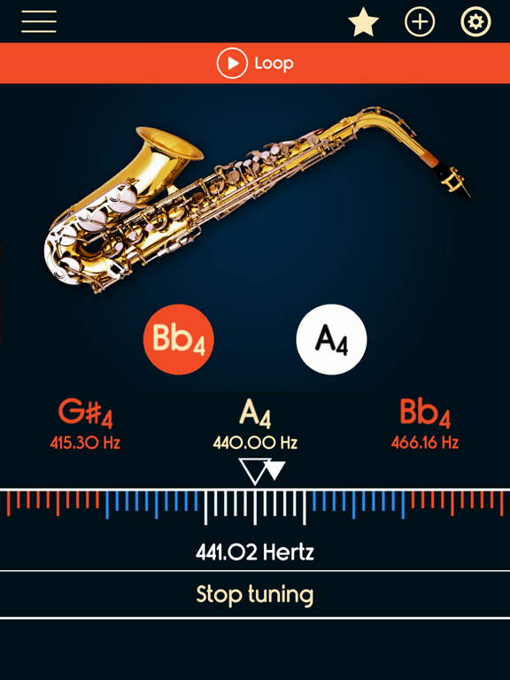 Screenshot #6 pour Saxophone Tuner