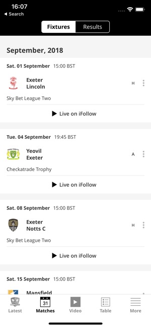 Exeter City Official App(圖2)-速報App