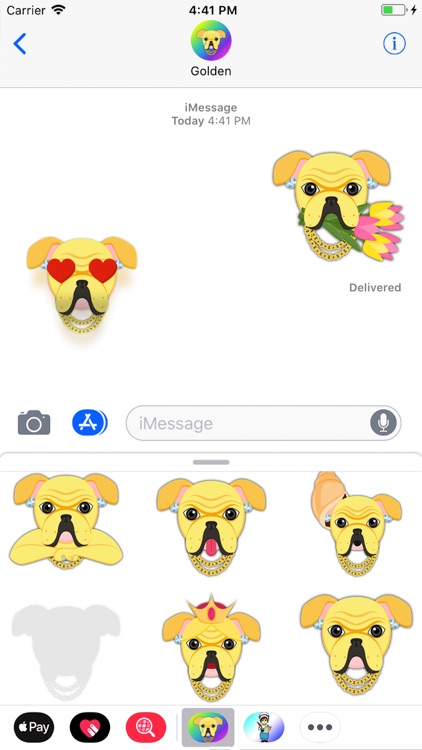 Yellow Gold Hip Hop Bulldog