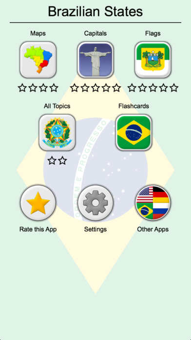 How to cancel & delete Brazilian States - Brazil Quiz from iphone & ipad 3