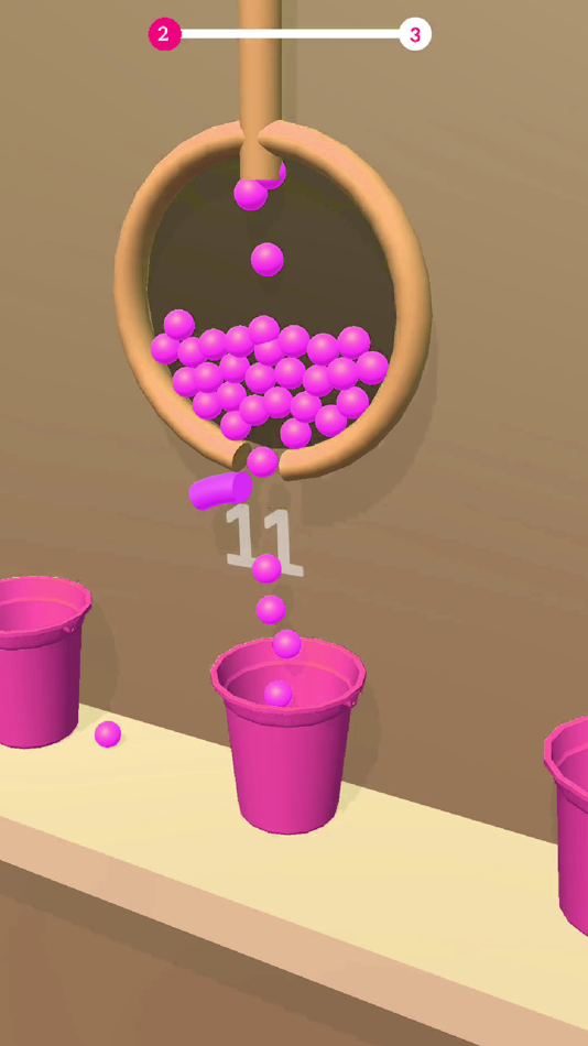 #1. fill buckets with Balls (iOS) Podle: Catobilli Games