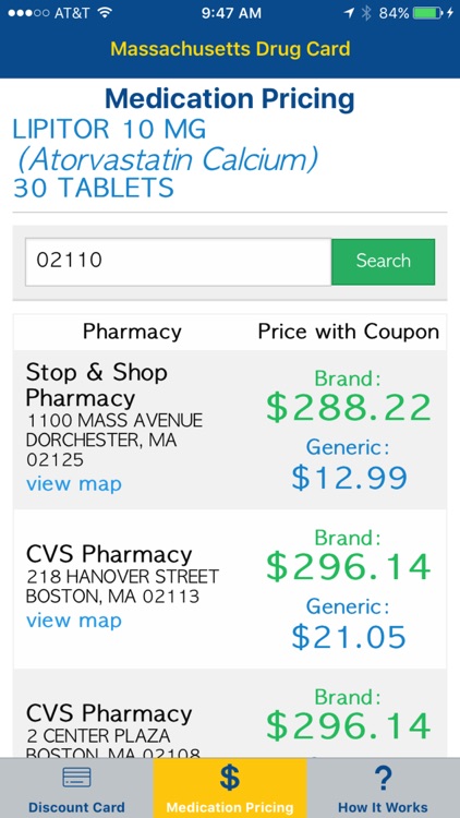 Massachusetts Drug Card screenshot-3